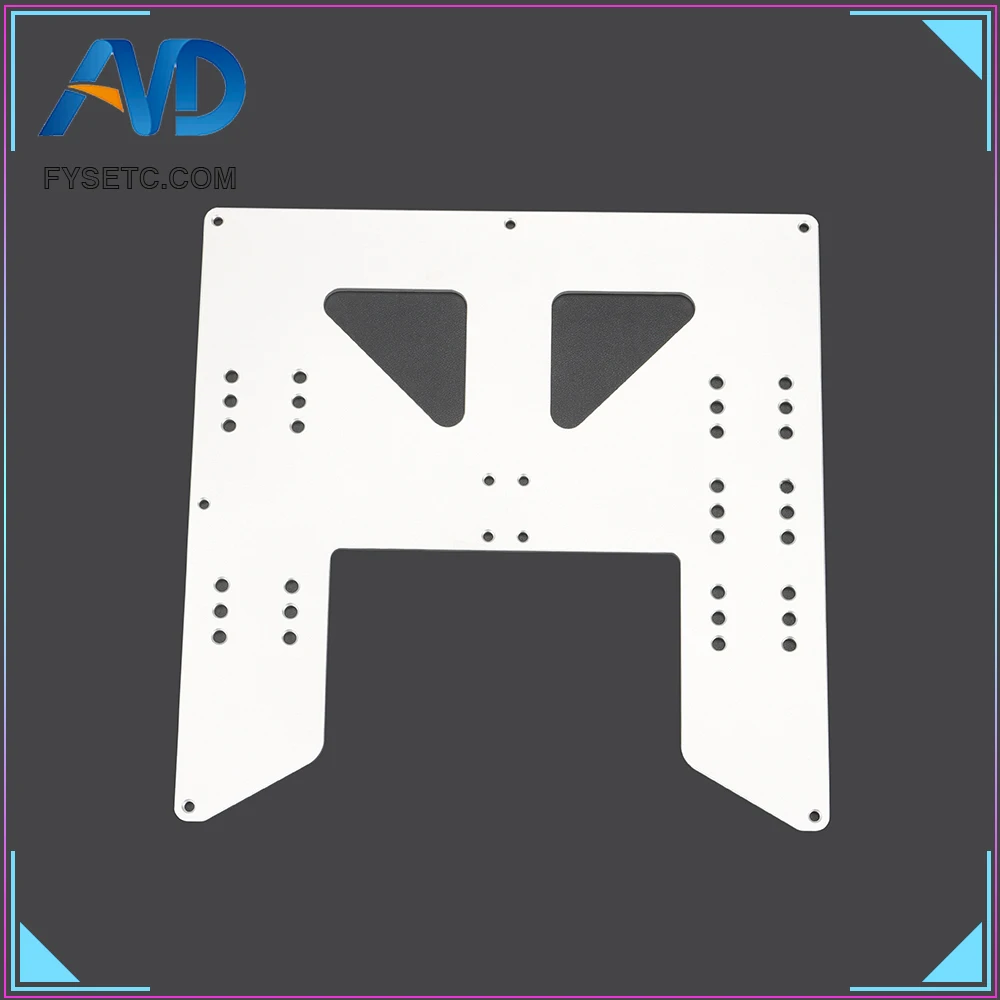 Обновленная Y образная алюминиевая анодированная пластина для 3D принтера Prusa I3 Anet