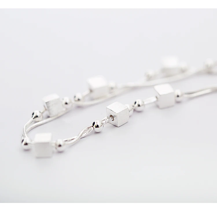 

female s925 sterling silver simple wild sweet students fresh VB27