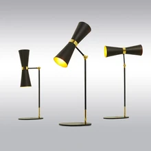 Промышленная Творческая настольная лампа модный простой ретро металлический светодиодный E14 лампы для кабинета спальни прикроватный ночник для чтения TL141