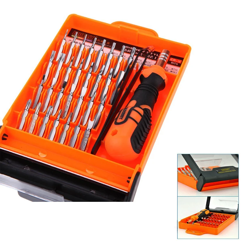 

JM-8100 screwdriver set with toolbox + torx screw driver bits kit Mobile Phone repair tool for iPhone Samsung Galaxy cell phone