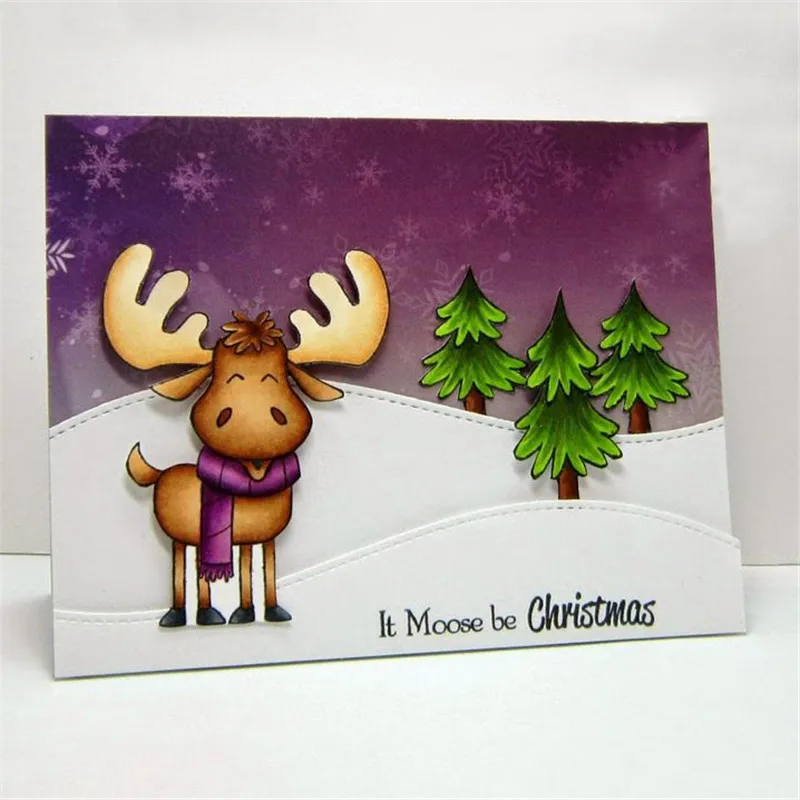 

Naifumodo Animal Deer Metal Cutting Dies Scrapbooking and Card Making New 2019 DIY Stencil Embossing Card Craft Dies Cuts