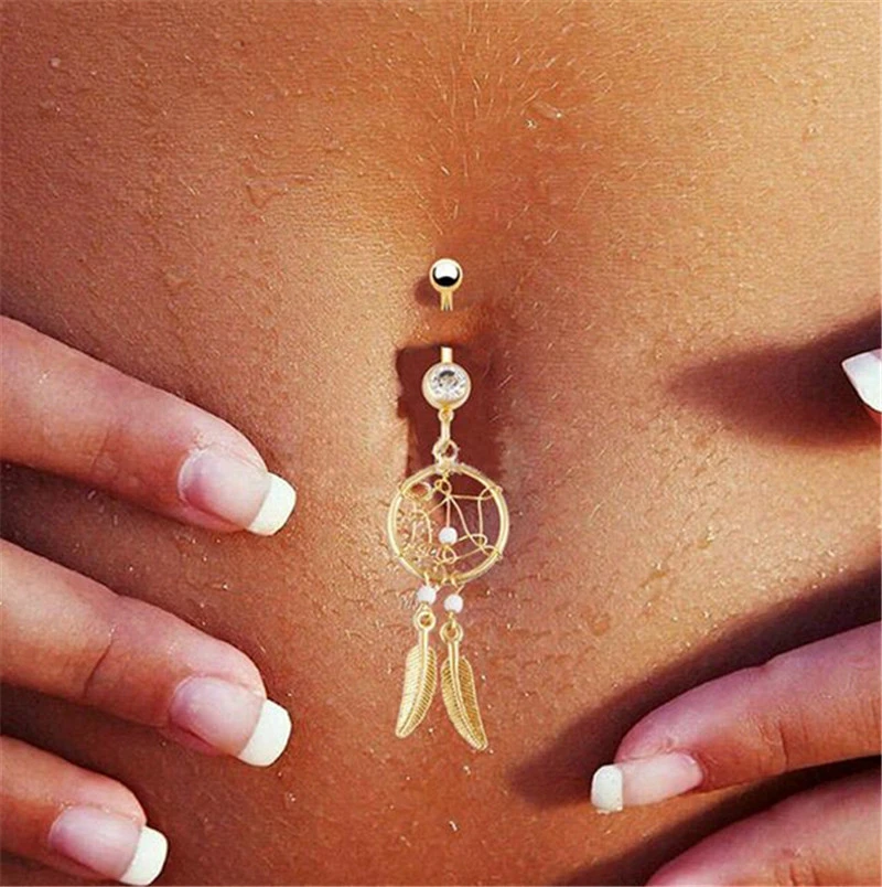 3 Micron 18K Gold Plated Clear CZ Stone Fancy Chandelier Style Reverse Bar 925 Sterling Silver with Stainless Steel Navel Button Ring 3 Micron 18K Gold Plated Clear CZ Stone Fancy Chandelier Style Reverse Bar 925 Sterling Silver with Stainless Steel Navel Button Ring