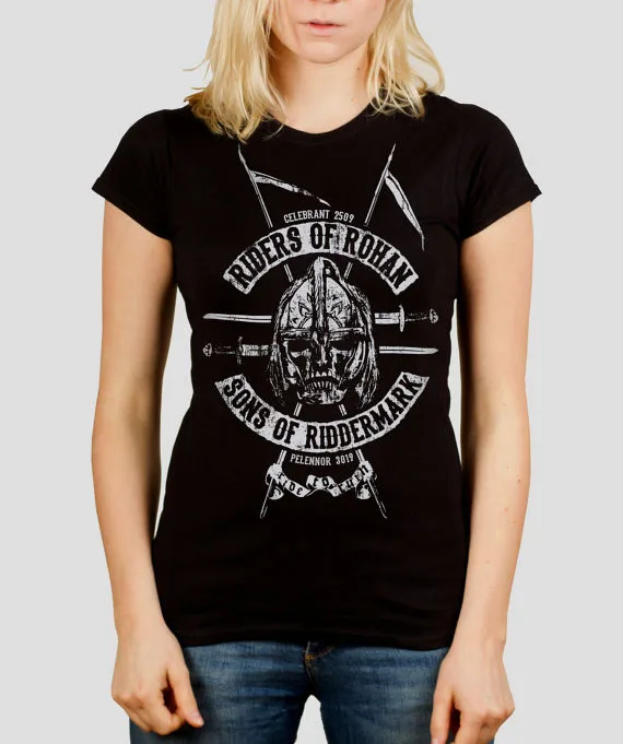 Coureurs T Rohan Des Tolkien Shirt Femmes Anneaux Seigneur De FK1cJTl