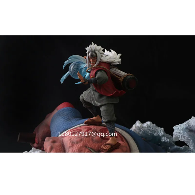 Аниме Наруто статуя Jiraiya полноразмерный портрет Gama Sennin бюст GK фигурка Коллекционная модель игрушки 57 см коробка P1250