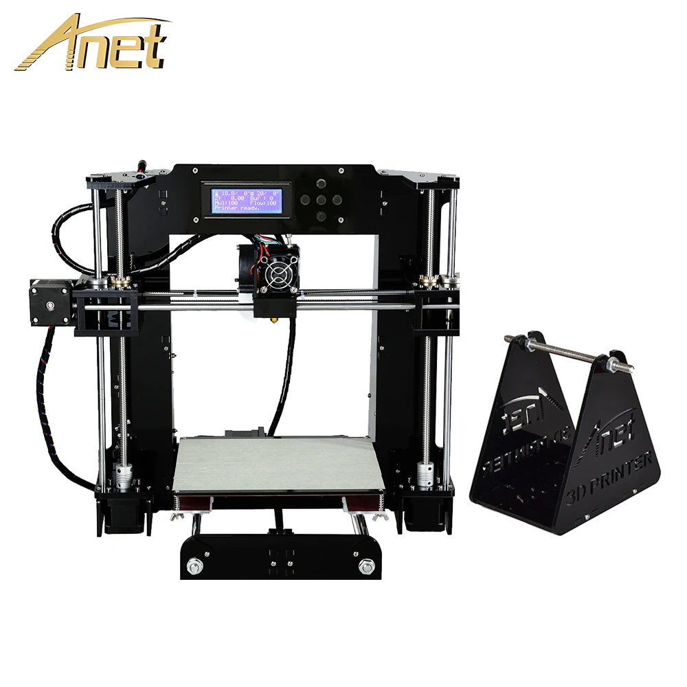 

Anet A6 Auto Leveling sensor 3d printer High Precision 0.4mm Nozzle Aluminium Alloy Hotbed Reprap i3 3D Pritner DIY Kit Filament