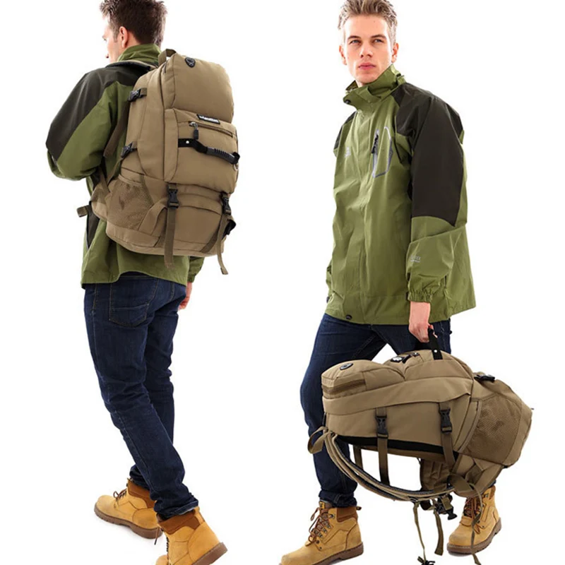 45L мужской военный рюкзак, рюкзак для альпинизма, тактические рюкзаки, Оксфордские камуфляжные сумки для путешествий, походов, Походов, Кемпинга, сумка XA758WA