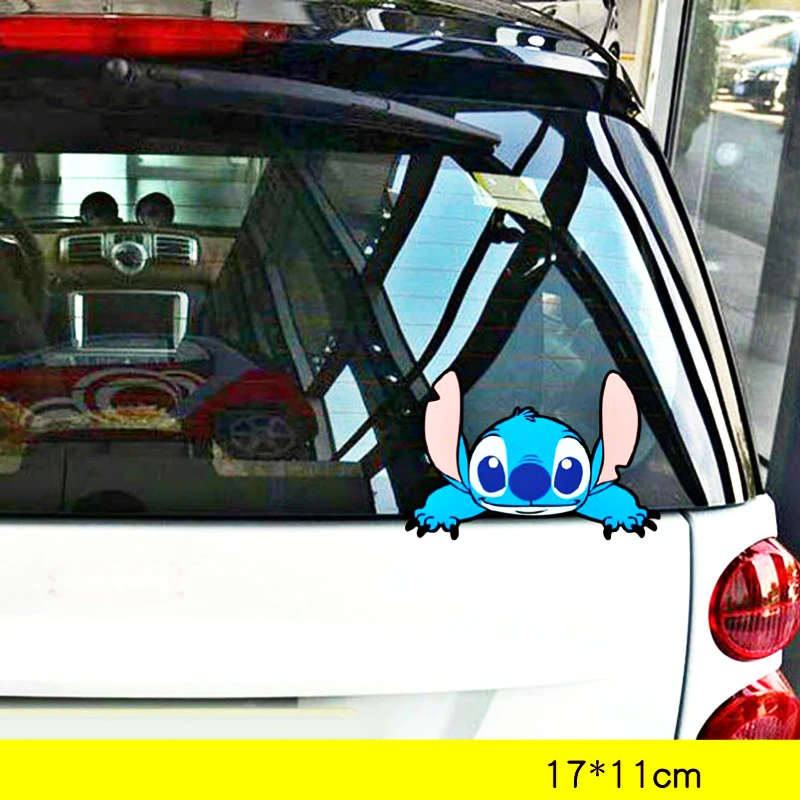 Aliauto украшение автомобиля мультфильм стежка наклейка крышка наклейки с царапинами для hyundai Accent I30 I35 Santa Fe Solaris Elantra запчасти
