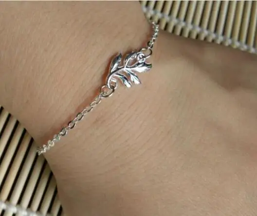 L 89 2021 Hot Sale New Fashion Latest Quality Forest Alloy Leaf Style Wholesale Jewelry Bracelet Female Simple | Украшения и