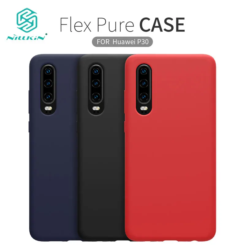 

For Huawei P30 Pro Case Nillkin Luxury Liquid Soft Silicone Stronger Protective Back Cover Shell for Huawei P30 Fitted Case