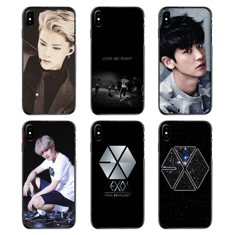 Xiumin EXO южнокорейская группа логотип постер для iPhone 4 4S 5 5S 5C SE 6 6S 7 8 Plus X XR XS Max iPod Touch