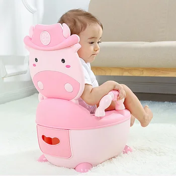 

Baby Pot Cute Toilet Seat Pot Kids Potty Training Seat with Soft Mat Children Potty Bowl Pot Training Toilet Urinal potties seat