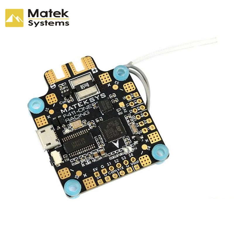 

30.5*30.5mm Matek System F411-One F4 Flight Controller AIO OSD 5V BEC Current Sensor For RC Models Multicopter Frame Parts