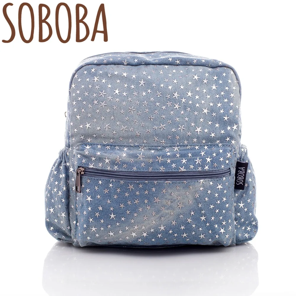 

Soboba Stylish Stars Pattern Kids School Backpacks for Boys/Girls Fashionable Toddler Kindergarten Bags 2018 New Arrival