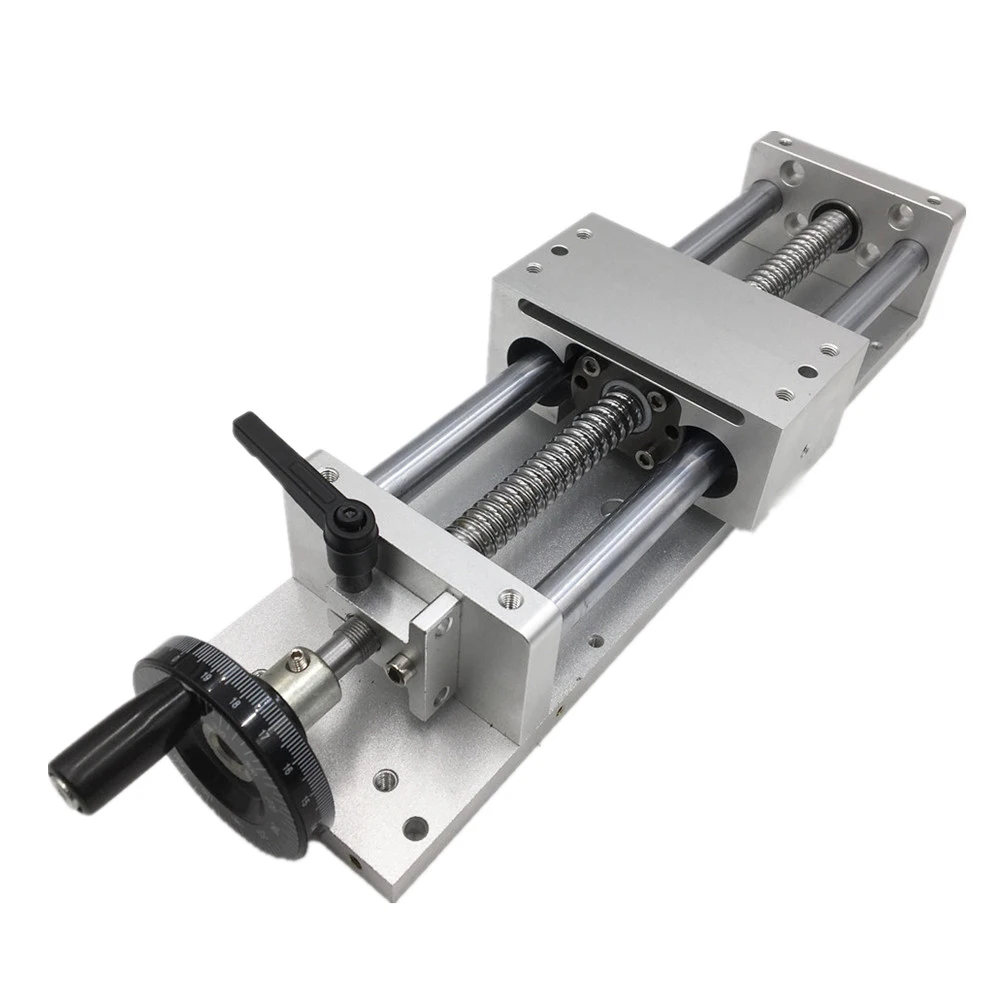 Tabla XYZ Manual CNC Deslizante eléctrico lineal etapa Cruz diapositiva SFU1605 Ballscrew