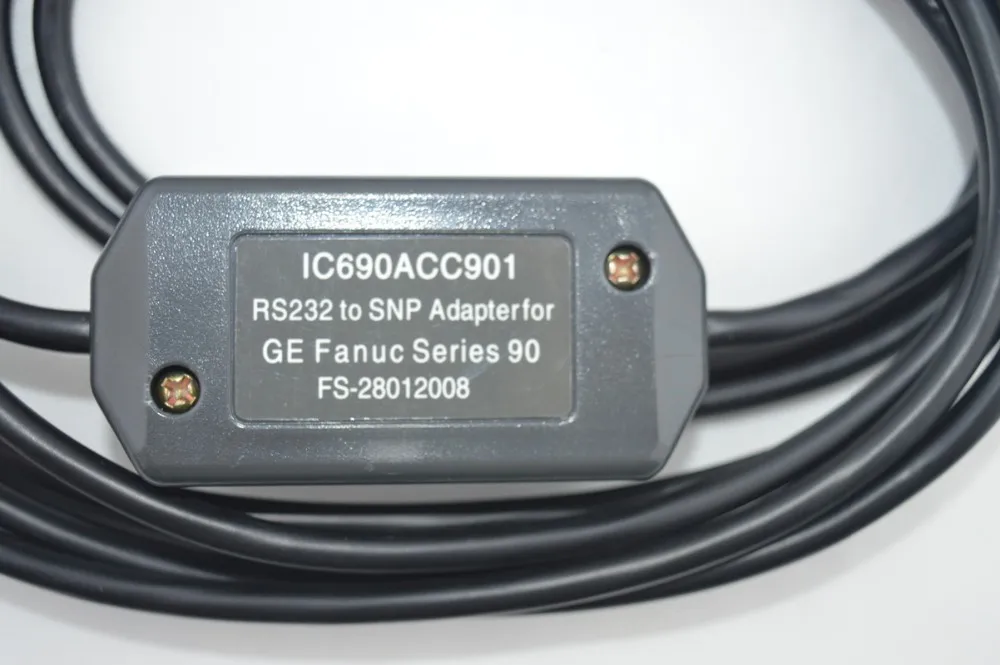 IC690ACC901: RS232 переходник SNP для GE FANUC 90 серии PLC, ic690acc901, 3 метра. Быстрая