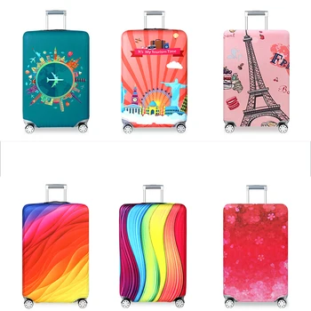 

Thicker Travel Suitcase Protective Cover Luggage Case Elastic Luggage Dust Cover Apply To 18''-32'' Suitcase Password Box Covers