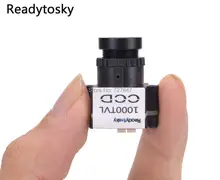 New FPV 1000TVL 1/3 CCD 110 Degree 2.8mm Lens Mini FPV 5-20V Camera NTSC PAL Switchable For FPV Camera Racing Drone