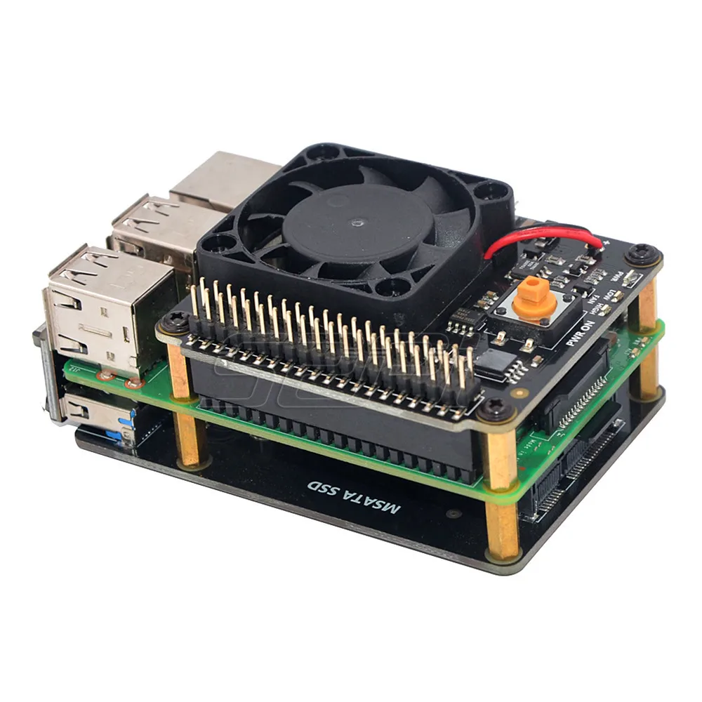 52Pi X730 плата управления питанием с безопасной функцией отключения и