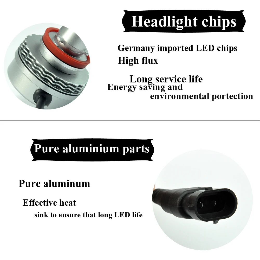  AutoEC H8 30W LED Fog Light for Accord 2013 super bright 6000K DC10V-30V #TD005 - 32360014875