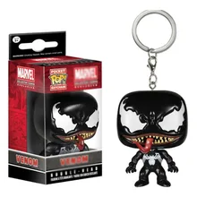 Pocket pop chaveiro oficial marvel venom q modelo bobble cabeça collectible figura de ação brinquedos para as crianças presente natal