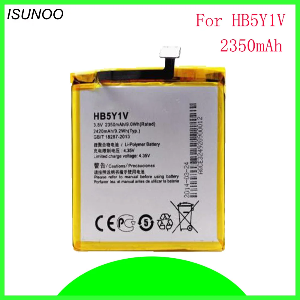 Аккумулятор ISUNOO для Huawei Ascend P2 2350 мАч HB5Y1HV / HB5Y1V | Мобильные телефоны и аксессуары
