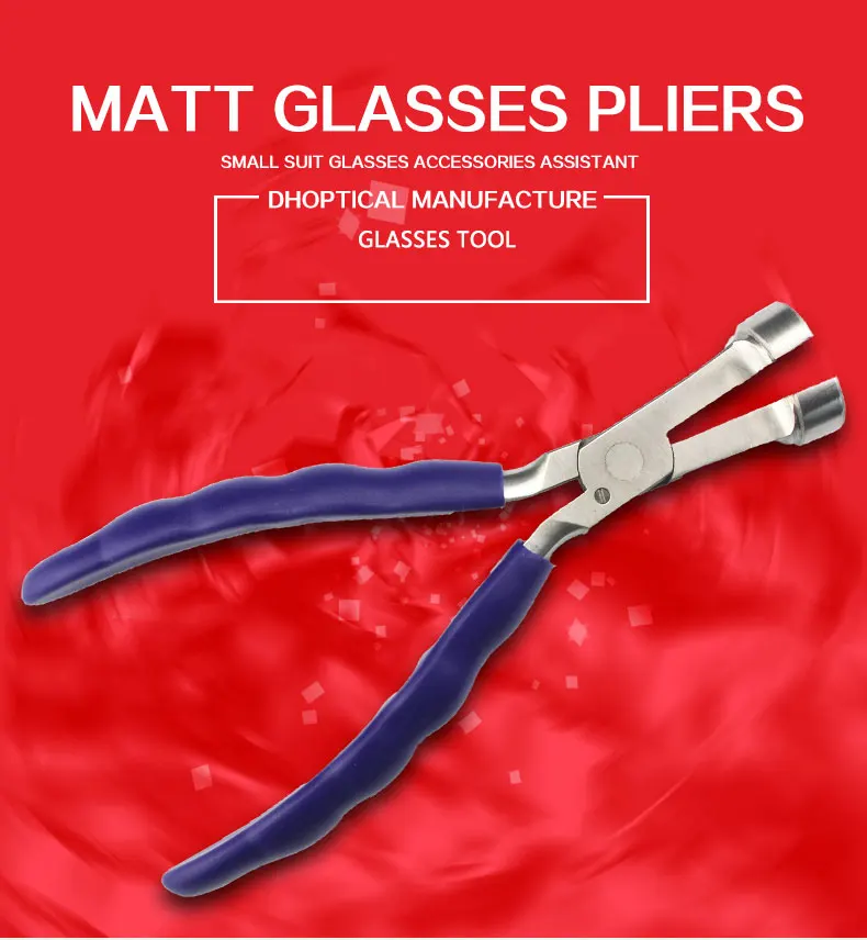 matt glasses plier, catch lens insertion cup pliers eyewear pliers