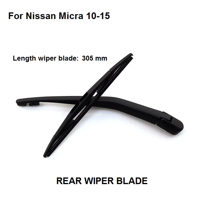 REARWINDSCREENWIPERARMANDBLADESETFORNISSANMICRAK13MK4IV