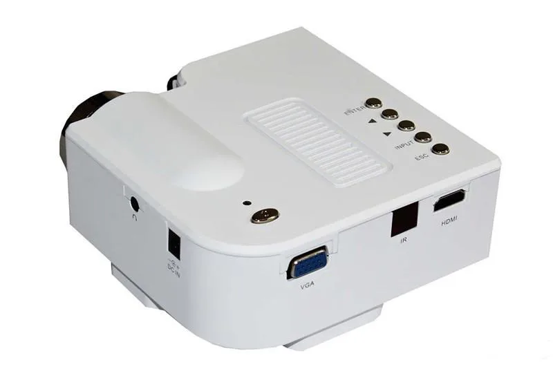 

ILLUMINE 2016  UC28+ HD home projector mini portable small  3D projector  used for Apple computer  U disk TV