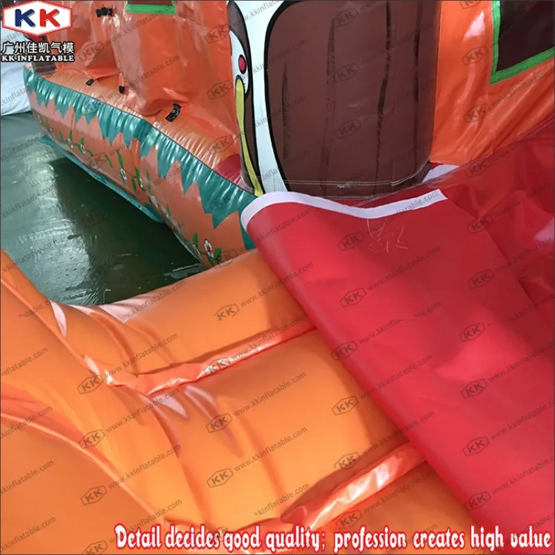 Bithday Cake Inflatable Combo Castle With Slide