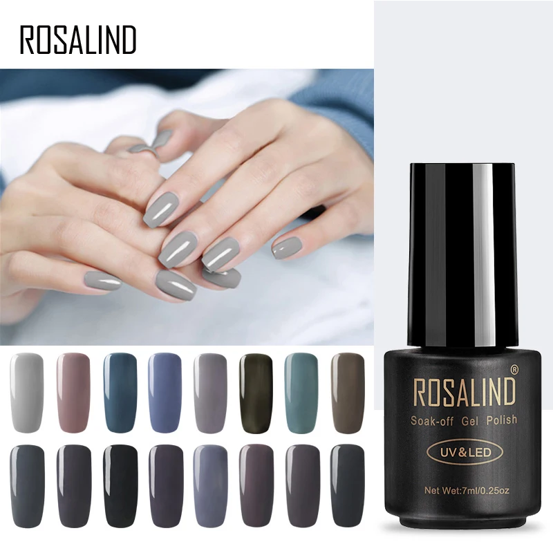 

ROSALIND 1PCS Gel Fast Drying Primer Strengthen Nails Polish Soak Off Semi Permanent Acrylic Lacquer Designed For Manicure