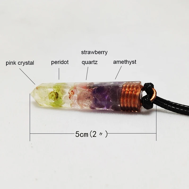 Мощная комбинированная Подвеска из оргонита(5 см, ") из 4 натуральных кристаллов-богатство, любовь, медитация, рейки-талисман