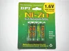 4 unids/lote aaa de 1,6 v 1000mWh batería recargable nizn Ni-Zn aaa batería recargable ► Foto 1/4