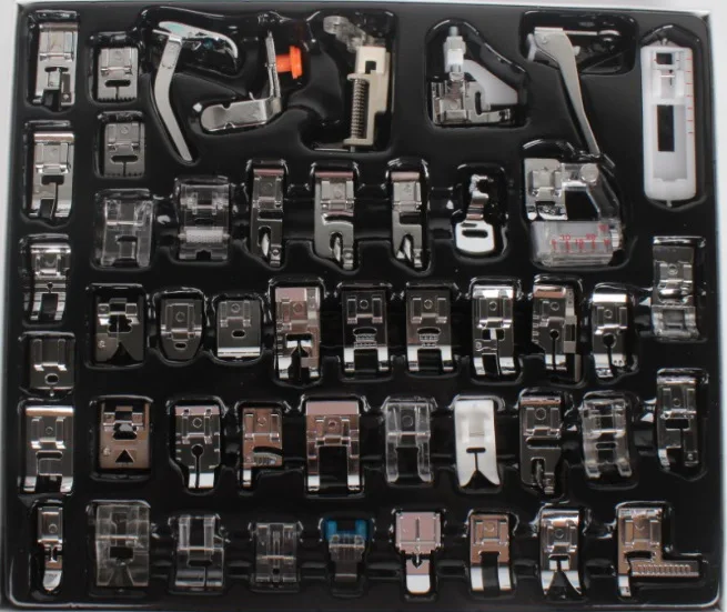 

48 kit Presser foot Sewing Machine For Brother Singer Janom Multifunction Domestic Sewing Machine Braiding Blind Stitch Darning