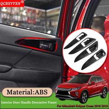 

Car-styling Car Inside Door Handle Frame Inside Door Bowl Sequins Covers Auto Accessories For Mitsubishi Eclipse Cross 2018 2019