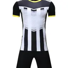 2018men's Обучение Джерси с коротким рукавом дышащая Бег комплекты спортивной Футбол комплекты футбольной команды взрослых DIY логотип хорошее качество