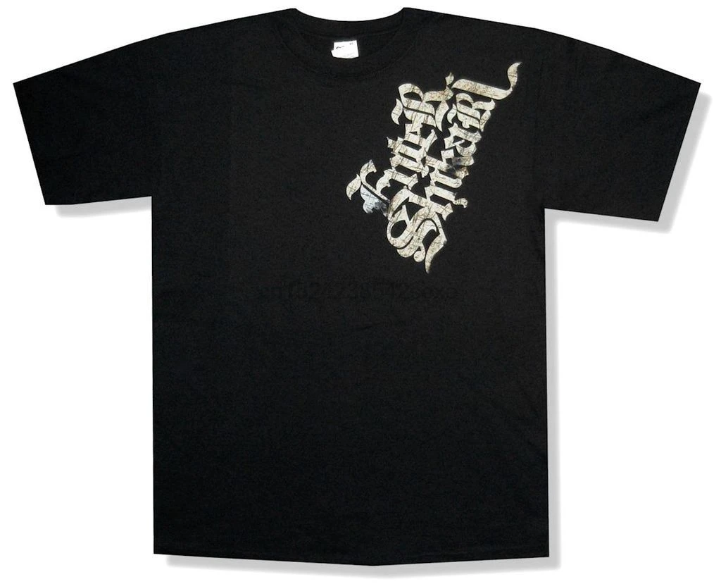 Введите Shikari сбоку логотип черная футболка новый официальный группа Merch | Мужская
