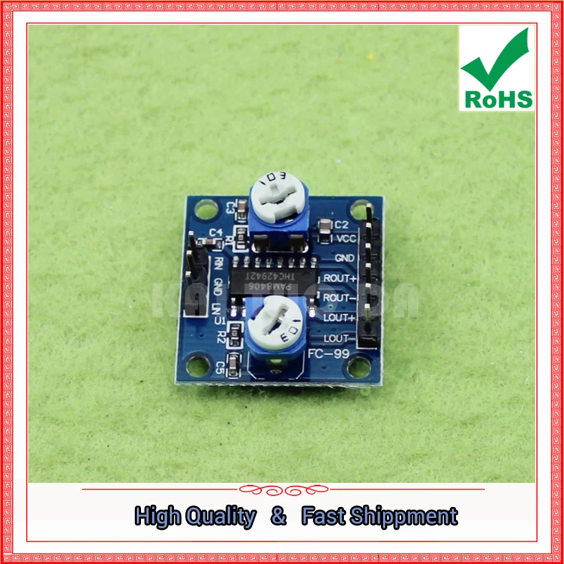 PAM8406 Digital Amplifier Board with Volume Potentiometer Stereo No