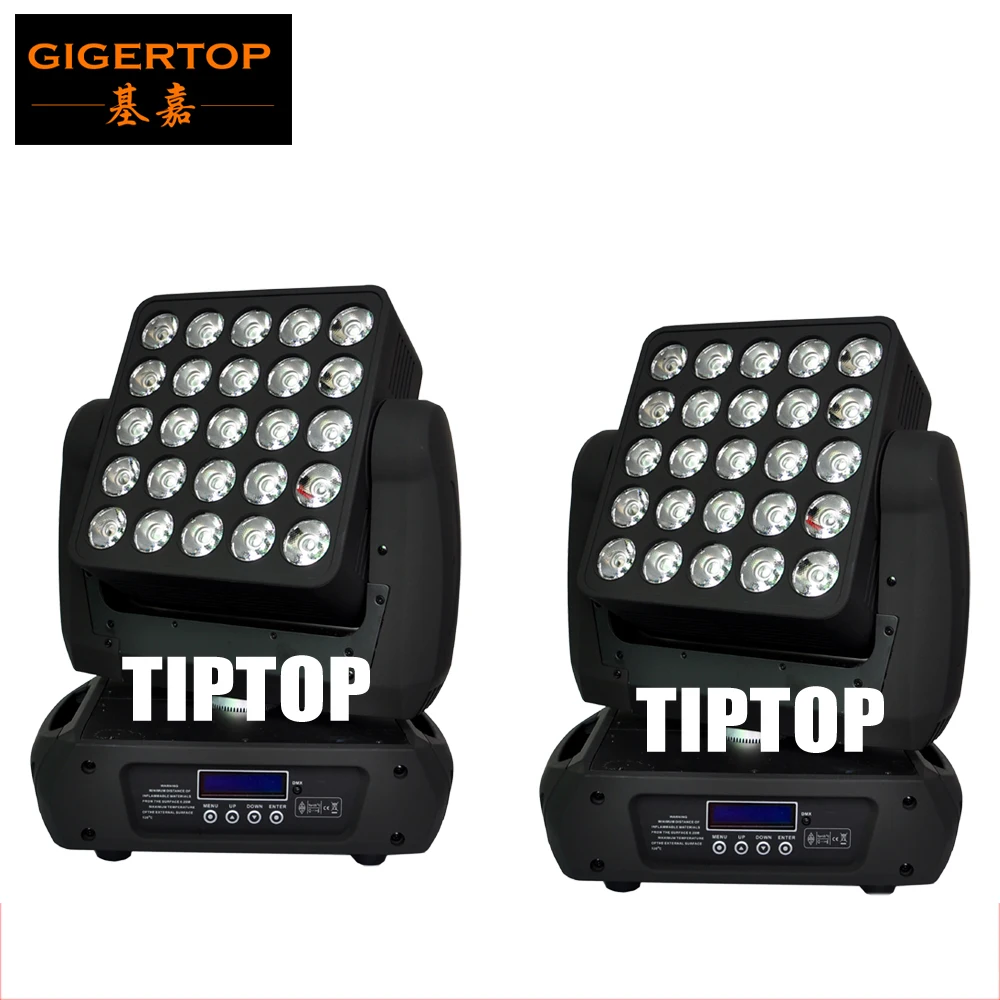 

Discount Price 2 Pack 25x12W RGBW Led Moving Head Light Stage Audience Background Matrix Led Light High Power Cree Lamp CE ROHS