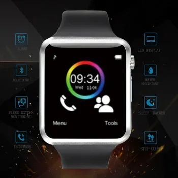 

WristWatch A1 Bluetooth Smart Watch Sport Pedometer With SIM Camera Smartwatch For Xiaomi Huawei Android Phone Women Men Unisex
