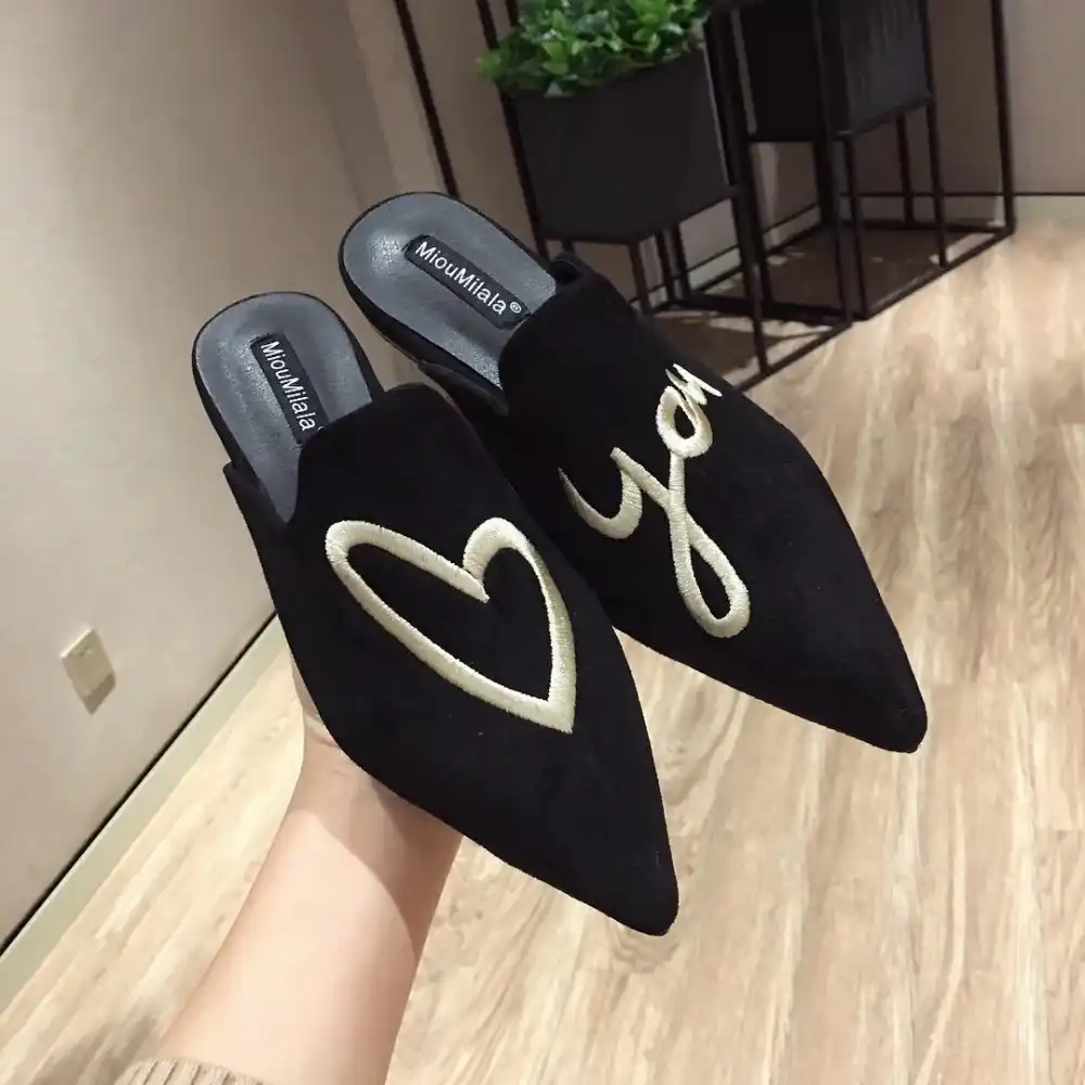 pointed slip ons