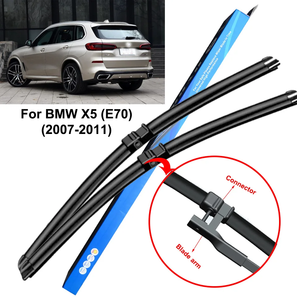 DNGYGN Car Wiper Blades Windshield Wipers For BMW X5 F15 E70 E53 fit
