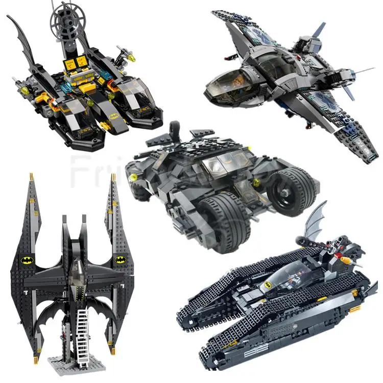 

Batman Set BatTank Tumbler Batmobile Batwing Batboat Building Bricks Set Block Figure Toy Compatible With Lego