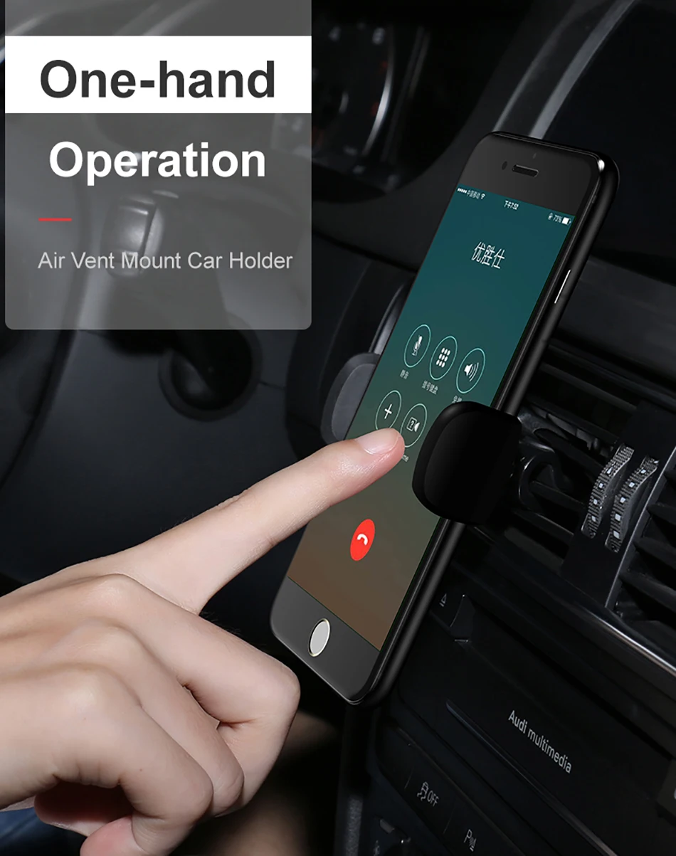 USAMS Автомобильный Держатель для iPhone Sumsung Мобильный Телефон Владельца Автомобиля Air Vent Держатель 360 Ratotable Мобильный Телефон Держатели и стоит