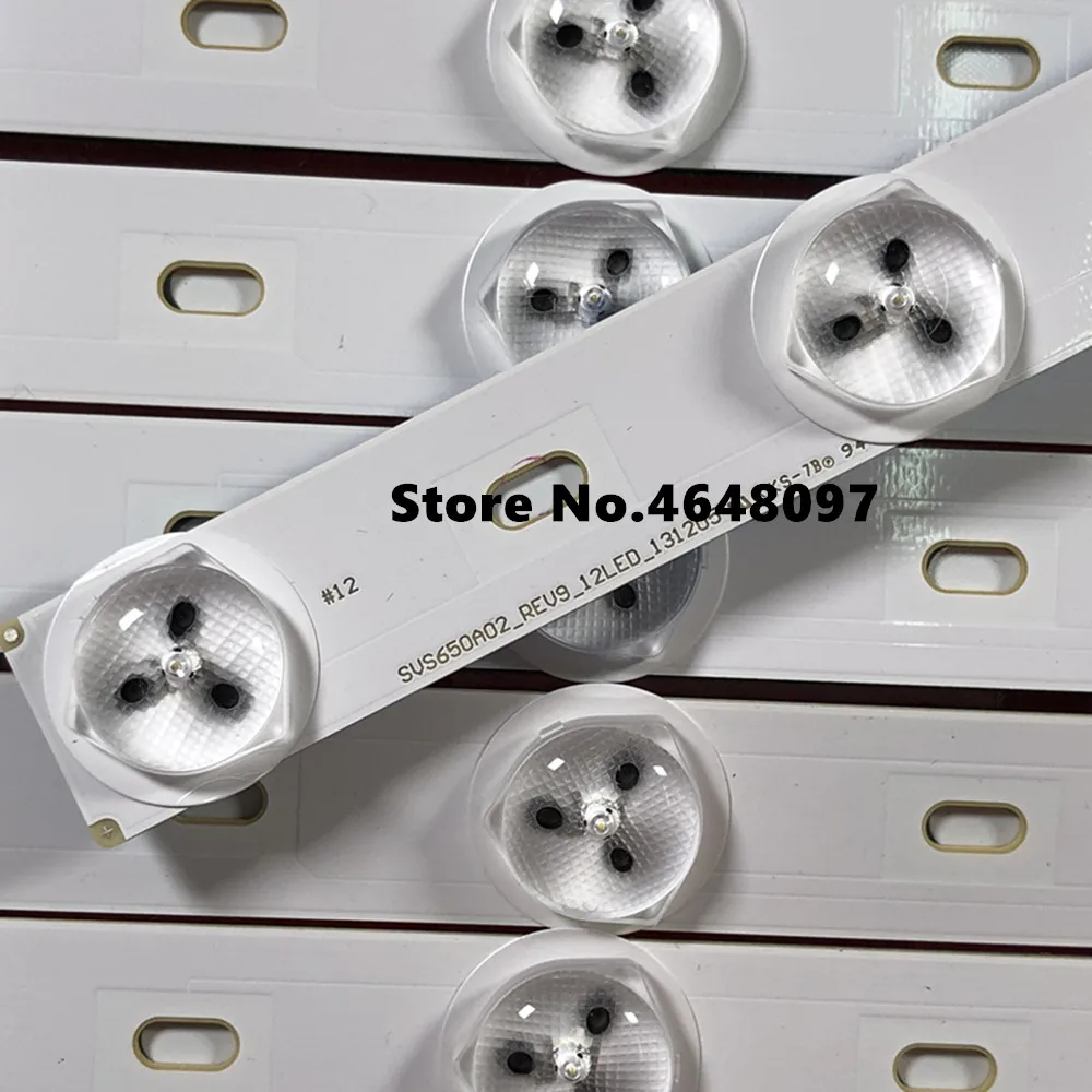 12 шт./1 комплект для светодиодной подсветки 65PUS9809 led TV SVS650A02 REV9_12 светодиодный svs650a02