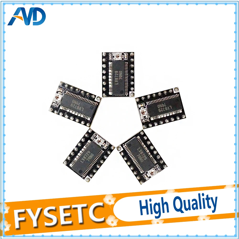 

8pcs/lot 3D Printer Parts LV8729 Stepper Motor Driver 4-layer PCB Ultra Quiet Driver Module Compatible with Lerdge