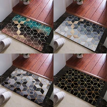 40x60 см/50x80 см/40x100 см/60x90 см Nordic Металл мраморный коврик с геометрическим узором ковер дверь прикроватной гостиная ковер плюшевый ковер коврик