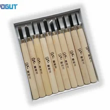 10 шт. маленький размер дятел сухая резьба по дереву ручная инструменты чип деталь долото набор ножей инструмент