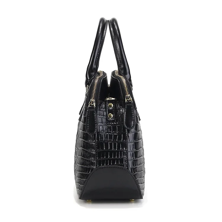 Mujer Weiblichen Handtaschen griff Luxus Schulter Alligator Tasche Leder Frauen Krokodil Bolsos Designer Echtem Design Neutral Taschen Top 1 2018 OwqzCp