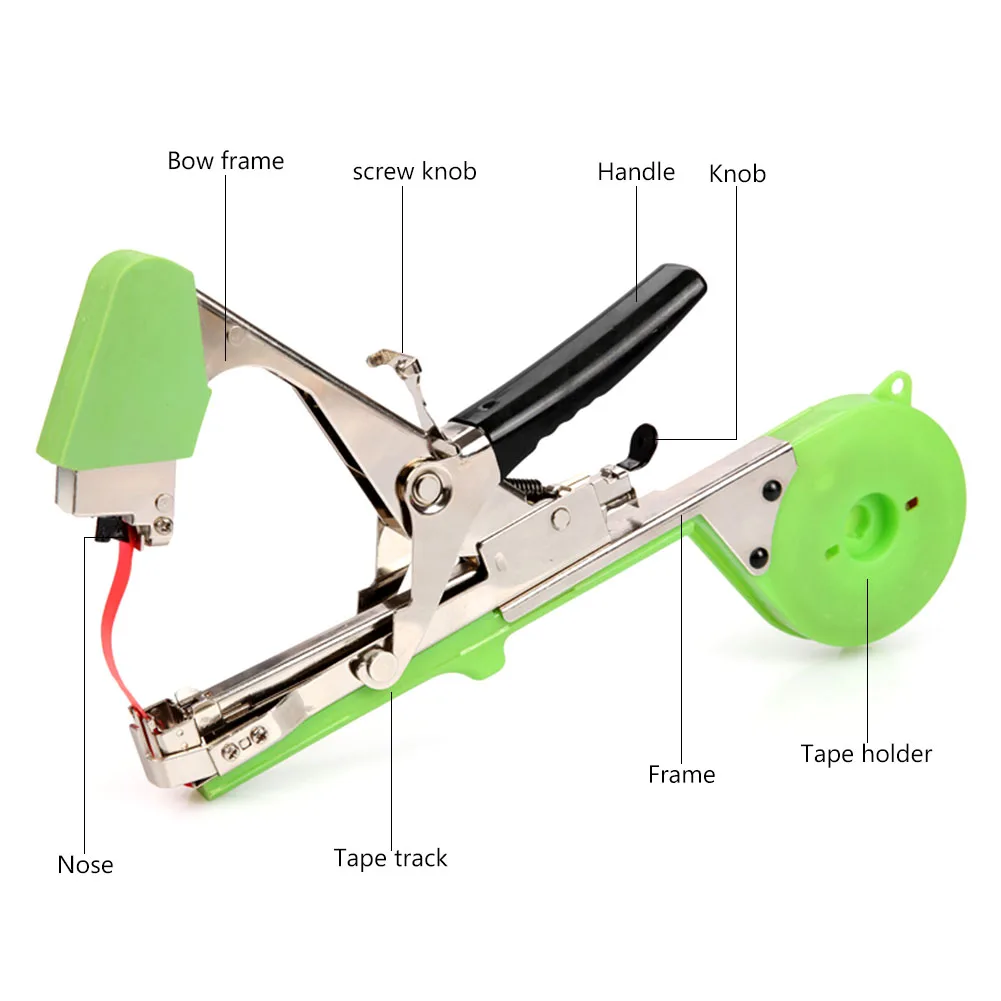 Vines Fixed Buckle Grafted Tool Vine Stem Tying Binding Machine For Grape Tomato Fruit Vegetable Garden Tools Tapetool Tapener