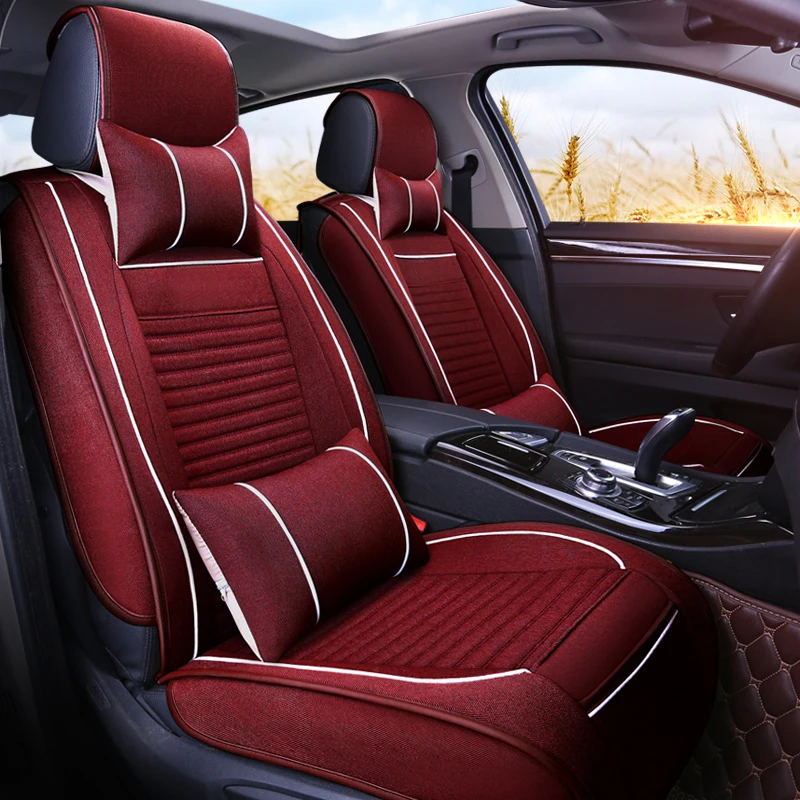 Car Seat Cover Universal Breathable Automobiles Seat Covers Four Seasons General Car Interior Accessories Car Seat Cover Universal Breathable Automobiles Seat Covers Four Seasons General Car Interior Accessories